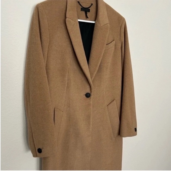 Rag & Bone Duke Long Camel Coat - Picture 8 of 13